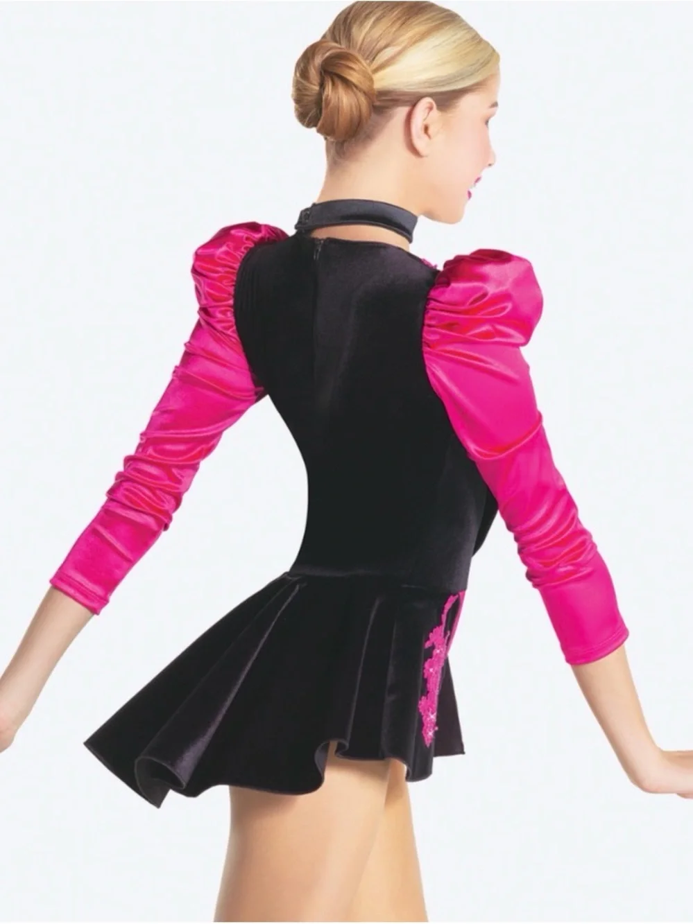 Revolution Dancewear “Crazy In Love” Costume Child Large Hot Pink Black